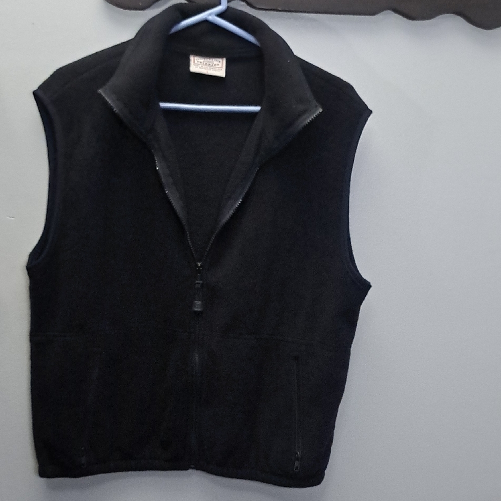 Timberline Colorado Fleece Vest Black Size Large